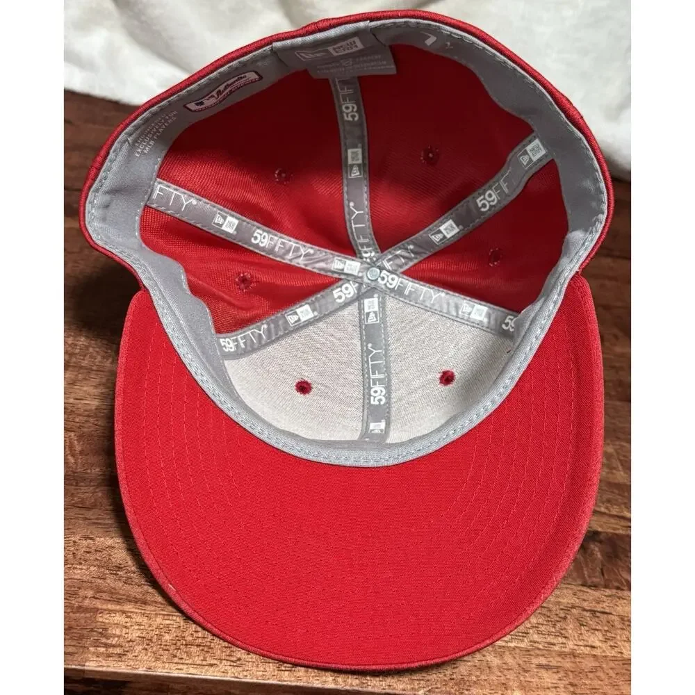 New Era 59FIFTY Cincinnati Reds Clubhouse Flat Bill Hat Size 7 1/8